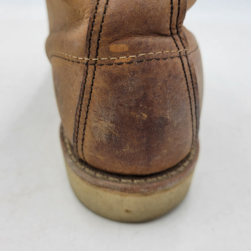 【現状渡し品】【メンズ/レディース】 RED WING レッドウィング 6-INCH CLASSIC MOC 8876 6インチ クラシック モック USA製 ブーツ シューズ 靴 164-260723-as-06-izu サイズ：25.5cm カラー：ブラウン 万代Net店