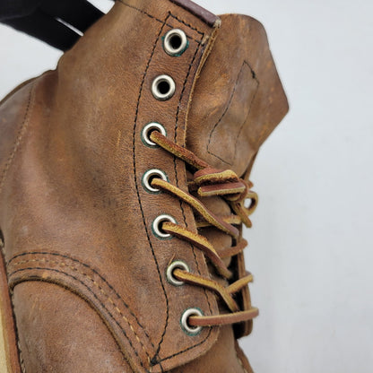 【現状渡し品】【メンズ/レディース】 RED WING レッドウィング 6-INCH CLASSIC MOC 8876 6インチ クラシック モック USA製 ブーツ シューズ 靴 164-260723-as-06-izu サイズ：25.5cm カラー：ブラウン 万代Net店
