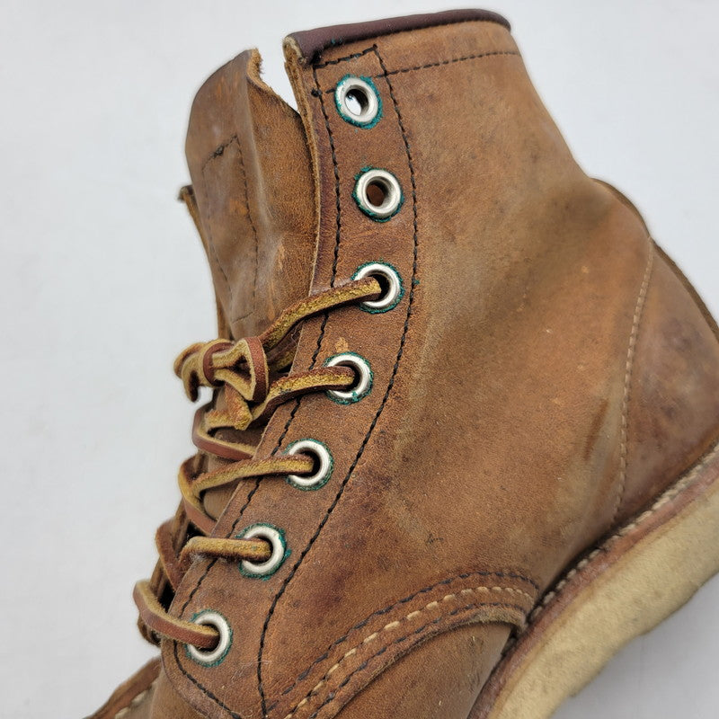 【現状渡し品】【メンズ/レディース】 RED WING レッドウィング 6-INCH CLASSIC MOC 8876 6インチ クラシック モック USA製 ブーツ シューズ 靴 164-260723-as-06-izu サイズ：25.5cm カラー：ブラウン 万代Net店