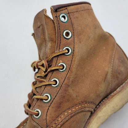 【現状渡し品】【メンズ/レディース】 RED WING レッドウィング 6-INCH CLASSIC MOC 8876 6インチ クラシック モック USA製 ブーツ シューズ 靴 164-260723-as-06-izu サイズ：25.5cm カラー：ブラウン 万代Net店
