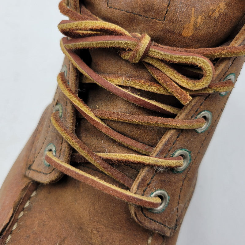 【現状渡し品】【メンズ/レディース】 RED WING レッドウィング 6-INCH CLASSIC MOC 8876 6インチ クラシック モック USA製 ブーツ シューズ 靴 164-260723-as-06-izu サイズ：25.5cm カラー：ブラウン 万代Net店
