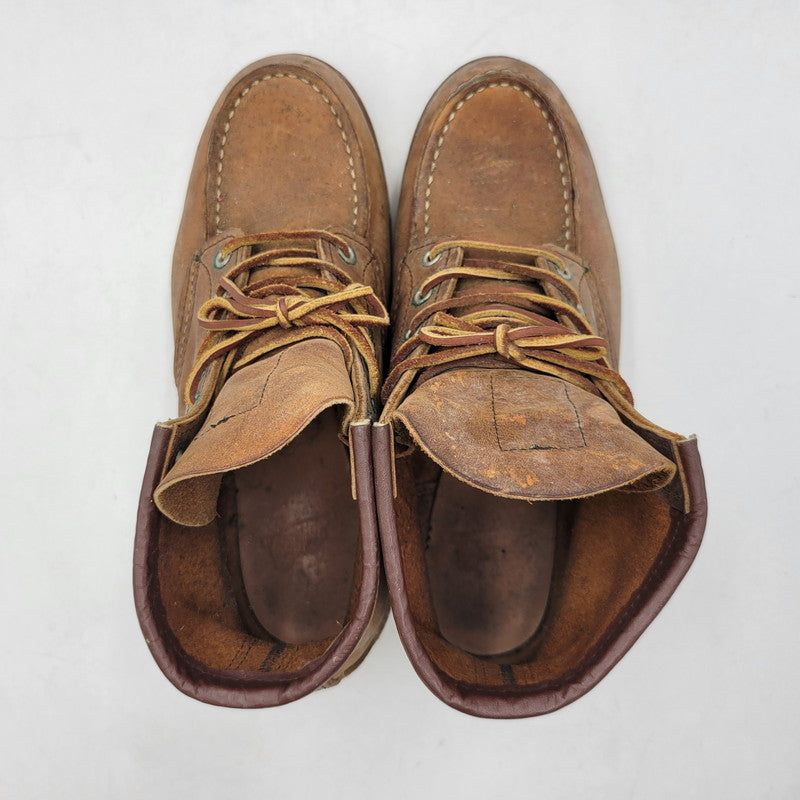 【現状渡し品】【メンズ/レディース】 RED WING レッドウィング 6-INCH CLASSIC MOC 8876 6インチ クラシック モック USA製 ブーツ シューズ 靴 164-260723-as-06-izu サイズ：25.5cm カラー：ブラウン 万代Net店