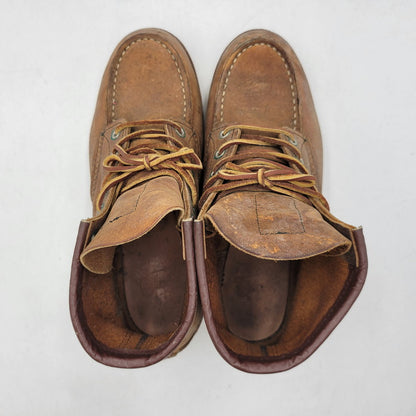【現状渡し品】【メンズ/レディース】 RED WING レッドウィング 6-INCH CLASSIC MOC 8876 6インチ クラシック モック USA製 ブーツ シューズ 靴 164-260723-as-06-izu サイズ：25.5cm カラー：ブラウン 万代Net店