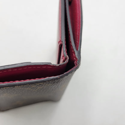 【中古品】【レディース】 LOUIS VUITTON ルイ・ヴィトン M62932 ポルトフォイユ・ゾエ 三つ折り 財布 179-260723-as-04-izu カラー：ブラウン×ピンク系 万代Net店