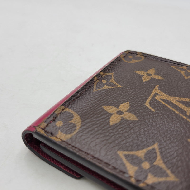 【中古品】【レディース】 LOUIS VUITTON ルイ・ヴィトン M62932 ポルトフォイユ・ゾエ 三つ折り 財布 179-260723-as-04-izu カラー：ブラウン×ピンク系 万代Net店