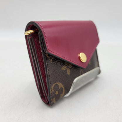 【中古品】【レディース】 LOUIS VUITTON ルイ・ヴィトン M62932 ポルトフォイユ・ゾエ 三つ折り 財布 179-260723-as-04-izu カラー：ブラウン×ピンク系 万代Net店