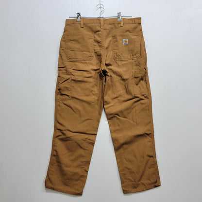 【中古品】【メンズ】 Carhartt カーハート DUNGAREE FIT PAINTER PANTS 383-51 ダンガリーフィット ペインターパンツ メキシコ製 157-260723-as-25-izu サイズ：36×32 カラー：ブラウン 万代Net店