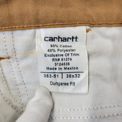 【中古品】【メンズ】 Carhartt カーハート DUNGAREE FIT PAINTER PANTS 383-51 ダンガリーフィット ペインターパンツ メキシコ製 157-260723-as-25-izu サイズ：36×32 カラー：ブラウン 万代Net店
