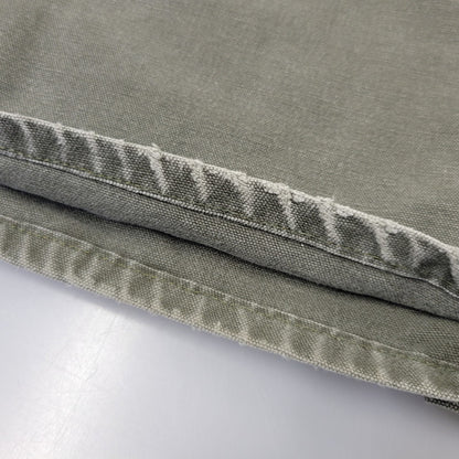 【現状渡し品】【メンズ】 Carhartt カーハート DOUBLE KNEE WORK PANTS B136 MOS ダブルニー ワークパンツ メキシコ製 157-260723-as-26-izu サイズ：38×32 カラー：モスグリーン 万代Net店
