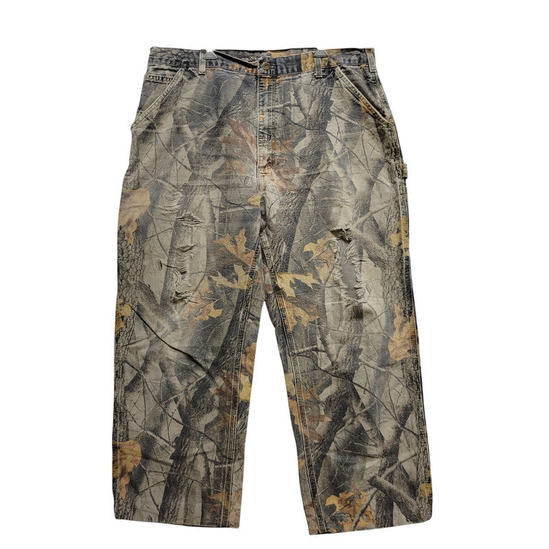 【現状渡し品】【メンズ】 Carhartt カーハート REALTREE PAINTER PANTS B158 CMO リアルツリー ペインターパンツ 157-260723-as-27-izu サイズ：40×34 カラー：マルチカラー 万代Net店