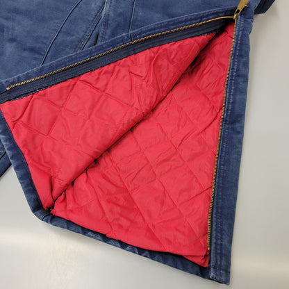 【中古品】【メンズ】 Carhartt カーハート DUCK DOUBLE KNEE QUILTING OVERALLS ダック ダブルニー キルティング オーバーオール USA製 星タグ 157-260723-as-28-izu サイズ：34×30 カラー：ネイビー 万代Net店