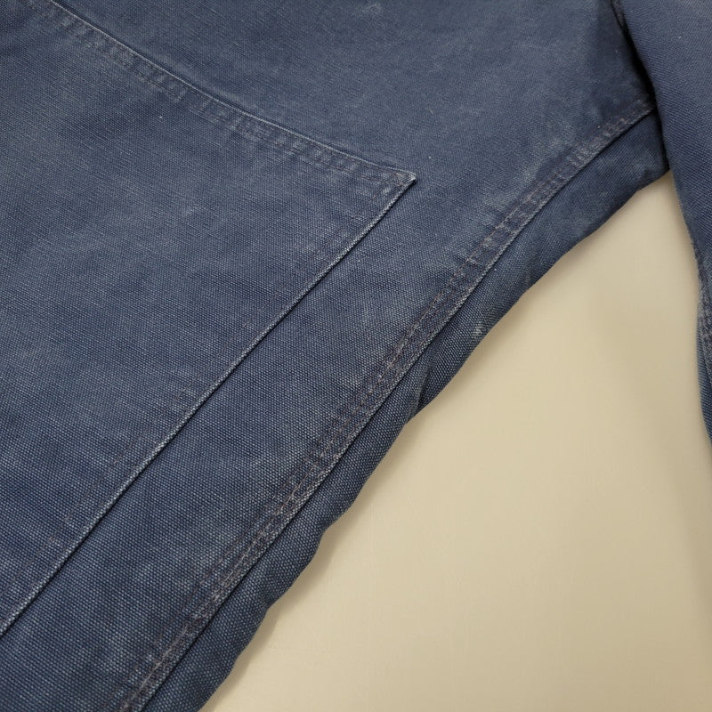 【中古品】【メンズ】 Carhartt カーハート DUCK DOUBLE KNEE QUILTING OVERALLS ダック ダブルニー キルティング オーバーオール USA製 星タグ 157-260723-as-28-izu サイズ：34×30 カラー：ネイビー 万代Net店