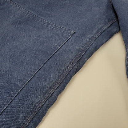 【中古品】【メンズ】 Carhartt カーハート DUCK DOUBLE KNEE QUILTING OVERALLS ダック ダブルニー キルティング オーバーオール USA製 星タグ 157-260723-as-28-izu サイズ：34×30 カラー：ネイビー 万代Net店