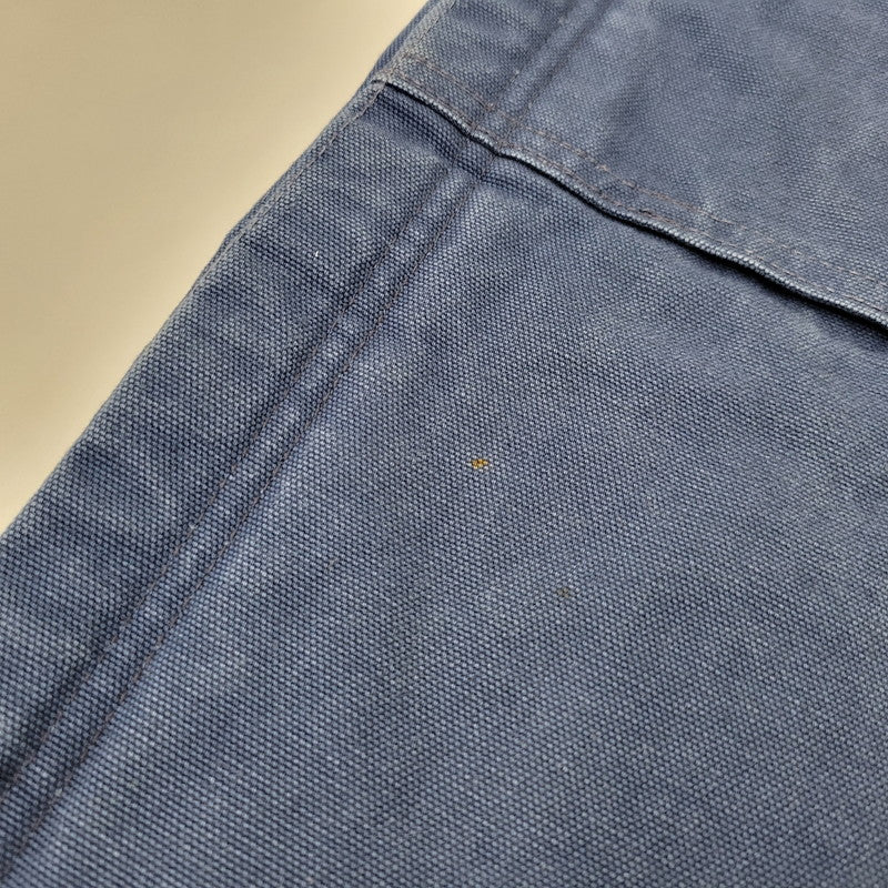 【中古品】【メンズ】 Carhartt カーハート DUCK DOUBLE KNEE QUILTING OVERALLS ダック ダブルニー キルティング オーバーオール USA製 星タグ 157-260723-as-28-izu サイズ：34×30 カラー：ネイビー 万代Net店