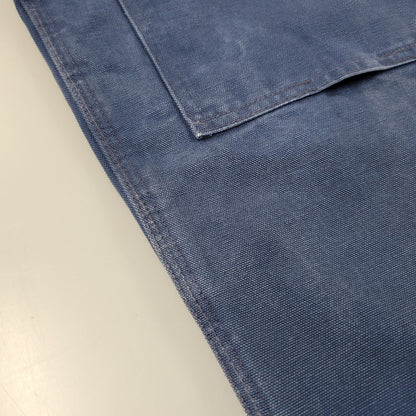 【中古品】【メンズ】 Carhartt カーハート DUCK DOUBLE KNEE QUILTING OVERALLS ダック ダブルニー キルティング オーバーオール USA製 星タグ 157-260723-as-28-izu サイズ：34×30 カラー：ネイビー 万代Net店