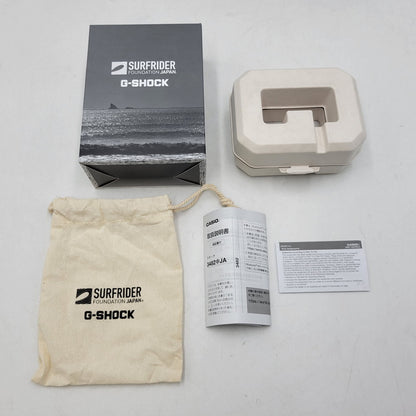 【中古美品】【メンズ/レディース】 G-SHOCK ジーショック G-LIDE SURFRIDER FOUNDATION JAPAN GBX-100SFJ-1JR コラボレーションモデル デジタル 腕時計 196-260723-as-05-izu サイズ：50.9 × 46 × 14.7 mm カラー：ブラック 万代Net店