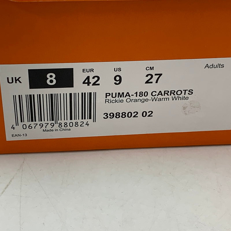【中古美品】【メンズ】 PUMA プーマ × CARROTS キャロッツ 3988002-02 SUEDE スウェード XL CARROTS キャロッツ スニーカー シューズ 靴 162-260724-ya-03-izu サイズ：27cm カラー：RICKIE ORANGE-WARM WHITE 万代Net店