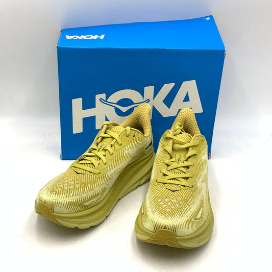 【中古美品】【メンズ】 HOKA ホカ 1127895 GLCR CLIFTON クリフトン 9 スニーカー シューズ 靴 162-260724-ya-04-izu サイズ：27cm カラー：イエロー 万代Net店
