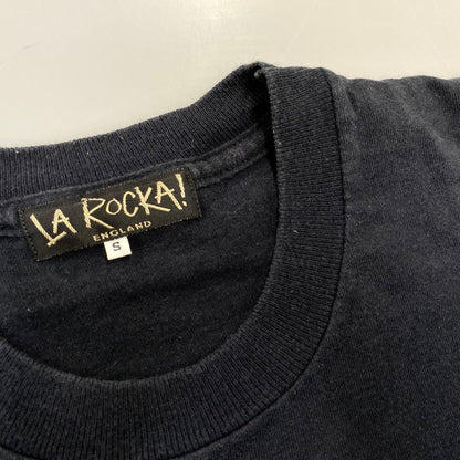【中古品】【メンズ】 LA ROCKA! ラ・ロッカ! SKULL WING S/S TEE スカルウイング 半袖Tシャツ 146-260801-as-29-izu サイズ：S カラー：ブラック 万代Net店