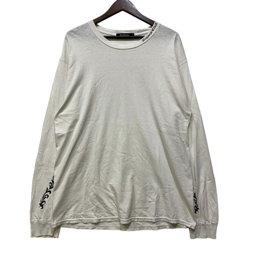 【中古品】【メンズ】 ANTIDOTE BUYERS CLUB アンチドート バイヤーズ クラブ TRIBAL ARM PRINT L/S TEE トライバル アーム プリント 長袖Tシャツ 142-260725-as-15-izu サイズ：L カラー：ホワイト 万代Net店