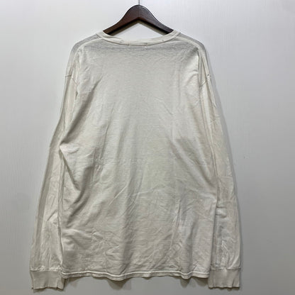 【中古品】【メンズ】 ANTIDOTE BUYERS CLUB アンチドート バイヤーズ クラブ TRIBAL ARM PRINT L/S TEE トライバル アーム プリント 長袖Tシャツ 142-260725-as-15-izu サイズ：L カラー：ホワイト 万代Net店