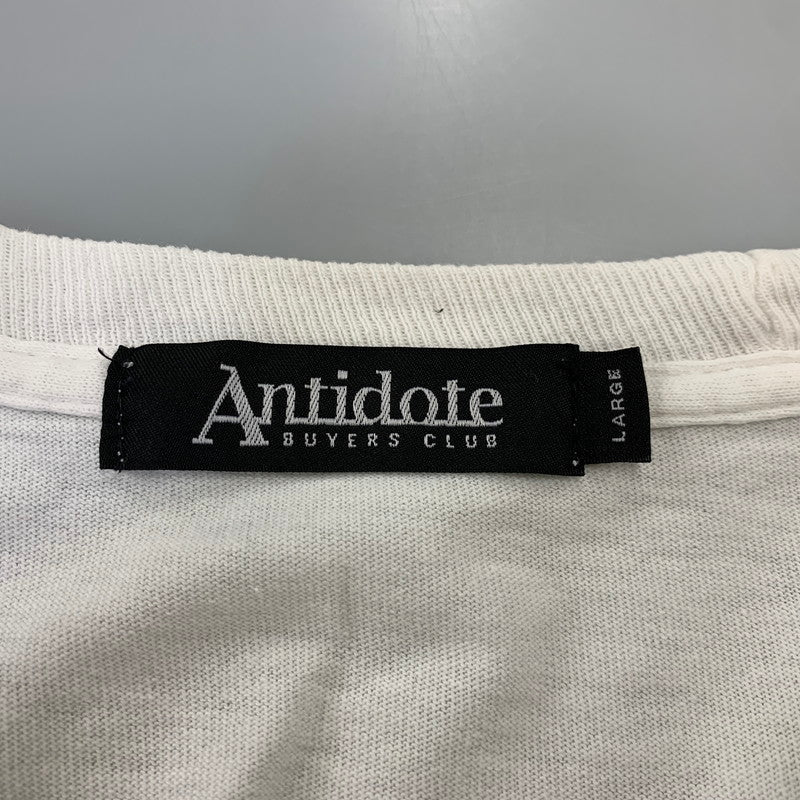 【中古品】【メンズ】 ANTIDOTE BUYERS CLUB アンチドート バイヤーズ クラブ TRIBAL ARM PRINT L/S TEE トライバル アーム プリント 長袖Tシャツ 142-260725-as-15-izu サイズ：L カラー：ホワイト 万代Net店