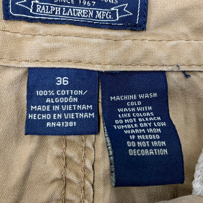 【中古品】【メンズ】 POLO JEANS COMPANY ポロ ジーンズ カンパニー CARGO SHORTS カーゴ ショーツ ズボン ボトムス 157-260727-ya-02-izu サイズ：36 カラー：ベージュ 万代Net店
