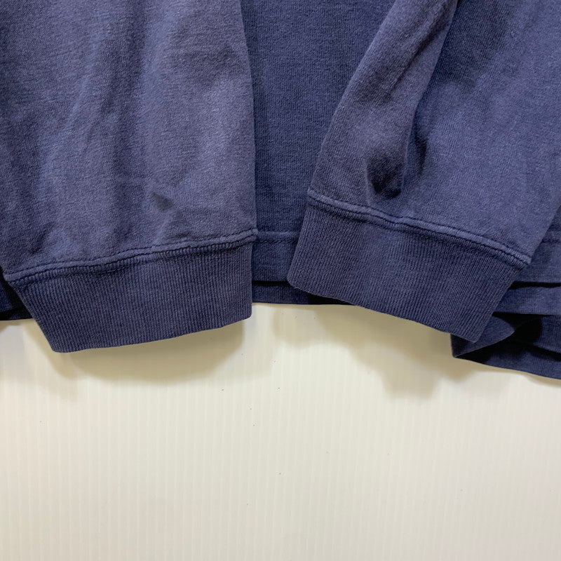 【中古品】【メンズ】 OLD VANS オールド バンズ CENTER LINE LS TEE センターライン ロングスリーブ Tシャツ 刺繍ロゴ 長袖 トップス 146-260728-ay-15-izu サイズ：L カラー：ネイビー 万代Net店