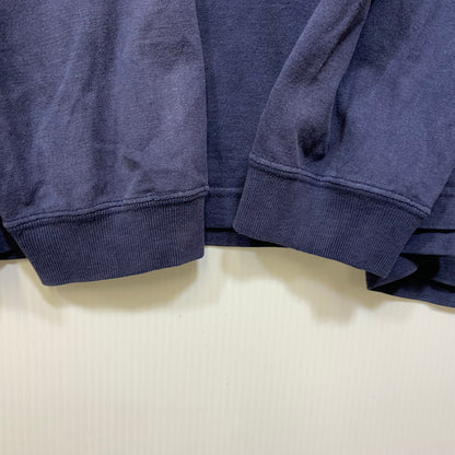 【中古品】【メンズ】 OLD VANS オールド バンズ CENTER LINE LS TEE センターライン ロングスリーブ Tシャツ 刺繍ロゴ 長袖 トップス 146-260728-ay-15-izu サイズ：L カラー：ネイビー 万代Net店