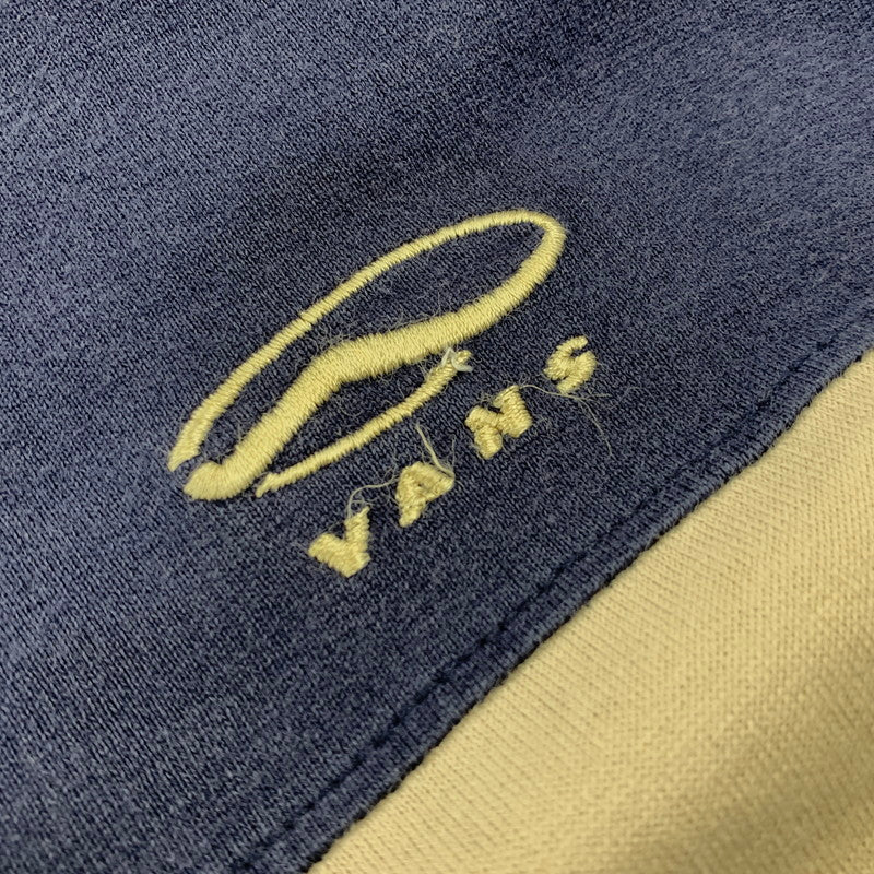 【中古品】【メンズ】 OLD VANS オールド バンズ CENTER LINE LS TEE センターライン ロングスリーブ Tシャツ 刺繍ロゴ 長袖 トップス 146-260728-ay-15-izu サイズ：L カラー：ネイビー 万代Net店