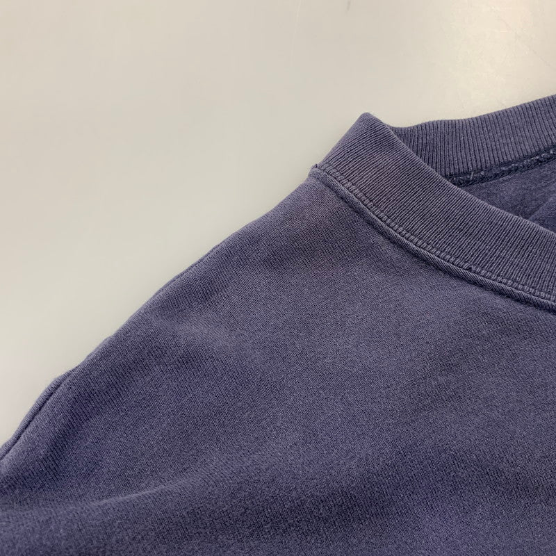 【中古品】【メンズ】 OLD VANS オールド バンズ CENTER LINE LS TEE センターライン ロングスリーブ Tシャツ 刺繍ロゴ 長袖 トップス 146-260728-ay-15-izu サイズ：L カラー：ネイビー 万代Net店