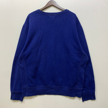 【中古品】【メンズ】 Polo by Ralph Lauren ポロバイラルフローレン RED PONY SWEATSHIRT レッドポニー スウェットシャツ 前V トレーナー 146-260725-as-13-izu サイズ：XL カラー：ブルー 万代Net店