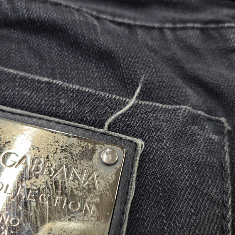 【中古品】【メンズ】 DOLCE & GABBANA ドルチェアンドガッバーナ STRAIGHT DENIM PANTS ストレート デニム パンツ ボトムス 152-260725-kh-07-izu カラー：ブラック 万代Net店