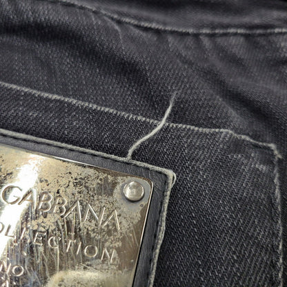 【中古品】【メンズ】 DOLCE & GABBANA ドルチェアンドガッバーナ STRAIGHT DENIM PANTS ストレート デニム パンツ ボトムス 152-260725-kh-07-izu カラー：ブラック 万代Net店