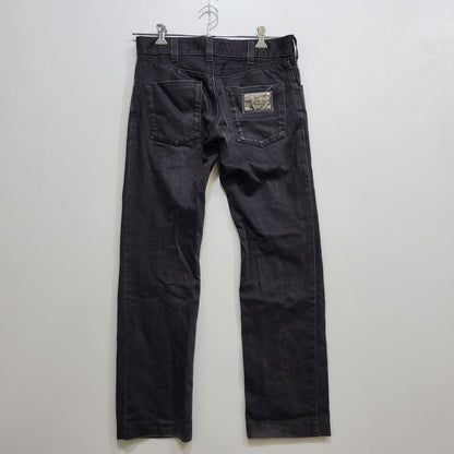 【中古品】【メンズ】 DOLCE & GABBANA ドルチェアンドガッバーナ STRAIGHT DENIM PANTS ストレート デニム パンツ ボトムス 152-260725-kh-07-izu カラー：ブラック 万代Net店