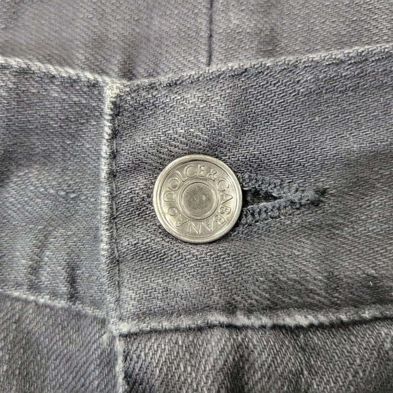 【中古品】【メンズ】 DOLCE & GABBANA ドルチェアンドガッバーナ STRAIGHT DENIM PANTS ストレート デニム パンツ ボトムス 152-260725-kh-07-izu カラー：ブラック 万代Net店