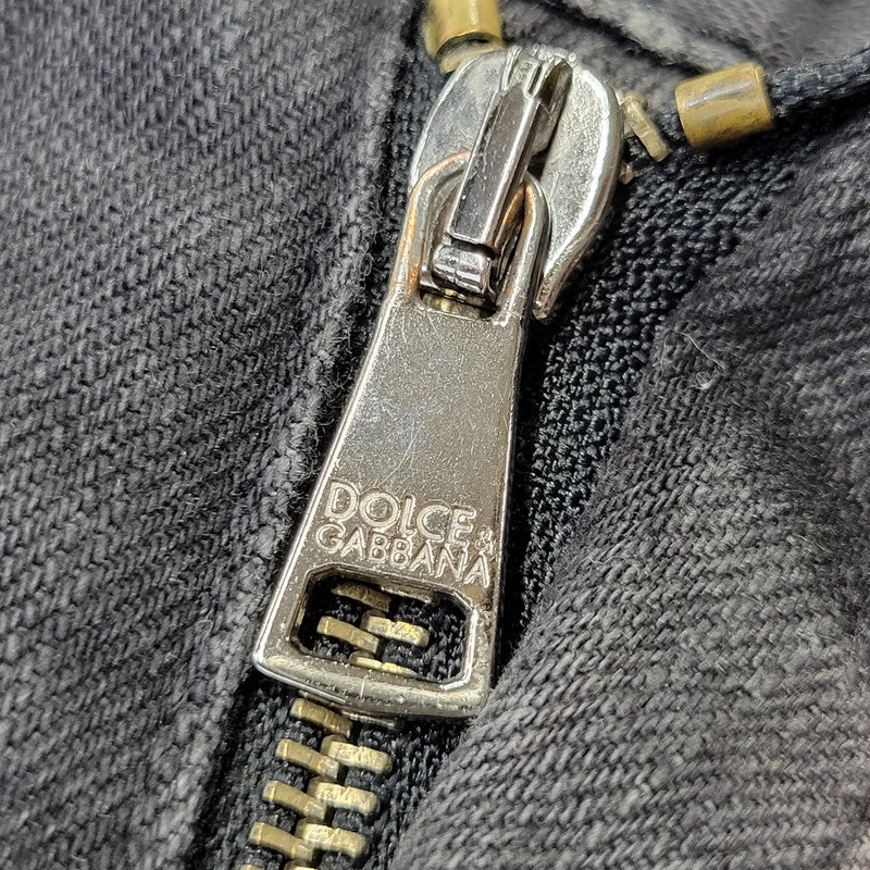 【中古品】【メンズ】 DOLCE & GABBANA ドルチェアンドガッバーナ STRAIGHT DENIM PANTS ストレート デニム パンツ ボトムス 152-260725-kh-07-izu カラー：ブラック 万代Net店