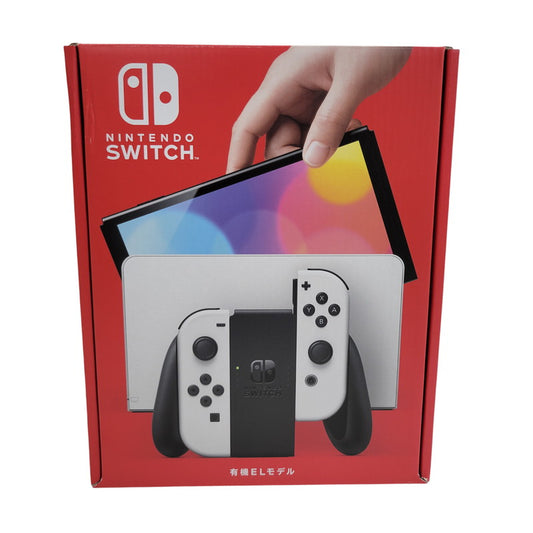 【中古美品】 【未使用】【ゲーム】Nintendo Switch (有機ELモデル) Joy-Con(L)/(R) ホワイト HEG-S-KAAAA(JPN) 任天堂 ニンテンドースイッチ 本体 034-260727-as-01-izu 万代Net店