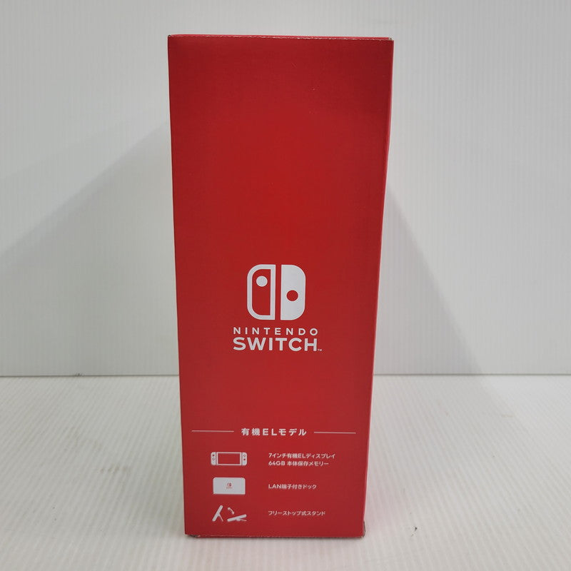 【中古美品】 【未使用】【ゲーム】Nintendo Switch (有機ELモデル) Joy-Con(L)/(R) ホワイト HEG-S-KAAAA(JPN) 任天堂 ニンテンドースイッチ 本体 034-260727-as-01-izu 万代Net店
