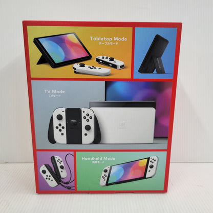 【中古美品】 【未使用】【ゲーム】Nintendo Switch (有機ELモデル) Joy-Con(L)/(R) ホワイト HEG-S-KAAAA(JPN) 任天堂 ニンテンドースイッチ 本体 034-260727-as-01-izu 万代Net店