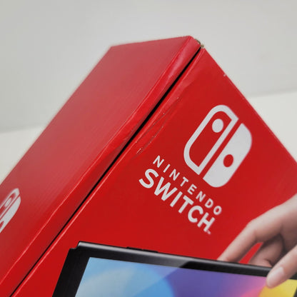 【中古美品】 【未使用】【ゲーム】Nintendo Switch (有機ELモデル) Joy-Con(L)/(R) ホワイト HEG-S-KAAAA(JPN) 任天堂 ニンテンドースイッチ 本体 034-260727-as-01-izu 万代Net店