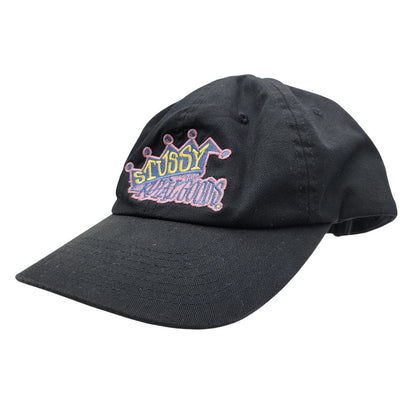 【中古品】【メンズ/レディース】 STUSSY ステューシー ROYAL GOODS LOW PRO CAP ロゴ キャップ 帽子 185-260726-kh-12-izu サイズ：F カラー：ブラック 万代Net店