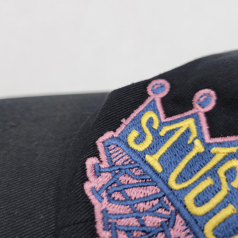 【中古品】【メンズ/レディース】 STUSSY ステューシー ROYAL GOODS LOW PRO CAP ロゴ キャップ 帽子 185-260726-kh-12-izu サイズ：F カラー：ブラック 万代Net店