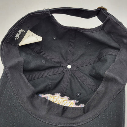 【中古品】【メンズ/レディース】 STUSSY ステューシー ROYAL GOODS LOW PRO CAP ロゴ キャップ 帽子 185-260726-kh-12-izu サイズ：F カラー：ブラック 万代Net店