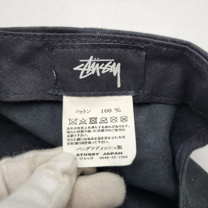 【中古品】【メンズ/レディース】 STUSSY ステューシー ROYAL GOODS LOW PRO CAP ロゴ キャップ 帽子 185-260726-kh-12-izu サイズ：F カラー：ブラック 万代Net店