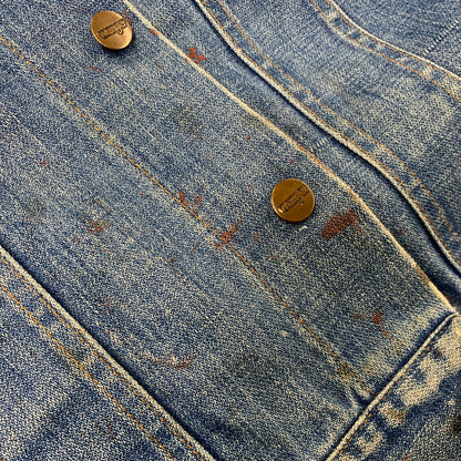【現状渡し品】【メンズ】 WRANGLER ラングラー フラッグタグ USA製 DENIM JACKET デニム ジャケット アウター 146-260726-kh-20-izu カラー：インディゴ 万代Net店