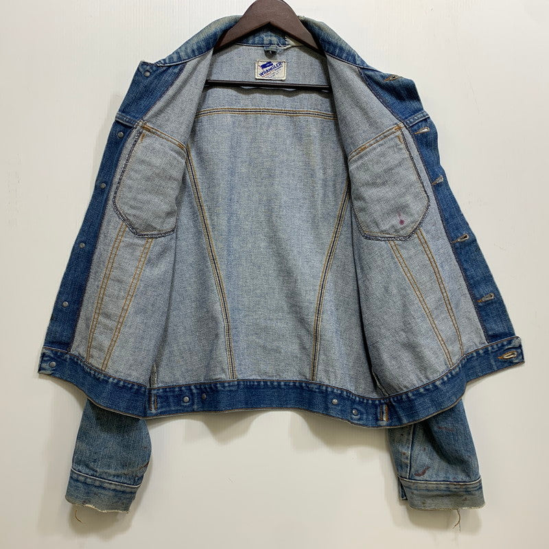 【現状渡し品】【メンズ】 WRANGLER ラングラー フラッグタグ USA製 DENIM JACKET デニム ジャケット アウター 146-260726-kh-20-izu カラー：インディゴ 万代Net店