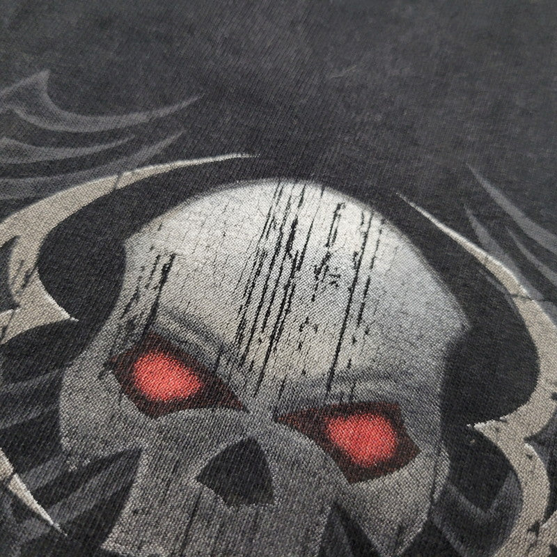 【中古品】【メンズ】 HARLEY DAVIDSON ハーレーダビッドソン c2006 USA製 SKULL PRINT TANK TOP スカル プリント タンクトップ トップス 146-260726-yn-02-izu サイズ：3X カラー：ブラック 万代Net店