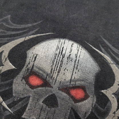 【中古品】【メンズ】 HARLEY DAVIDSON ハーレーダビッドソン c2006 USA製 SKULL PRINT TANK TOP スカル プリント タンクトップ トップス 146-260726-yn-02-izu サイズ：3X カラー：ブラック 万代Net店