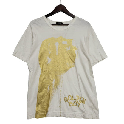 【中古品】【メンズ】 COMME DES GARCONS HOMME PLUS コムデギャルソンオムプリュス PS-T063 GOLDEN BOY期 07SS GRAPHIC S S TEE グラフィック Tシャツ 半袖 140-260726-yn-01-izu サイズ：S カラー：ホワイト 万代Net店